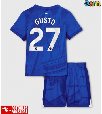 Chelsea Malo Gusto #27 Hemmatröja Barn 2025-26 Kortärmad (+ Korta byxor)